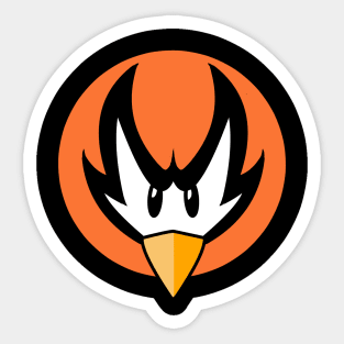 Angry Oriole Sticker